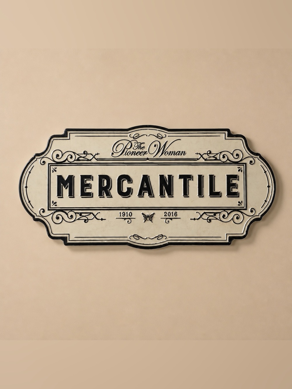 The Pioneer woman Mercantile Metal Hanging Sign
